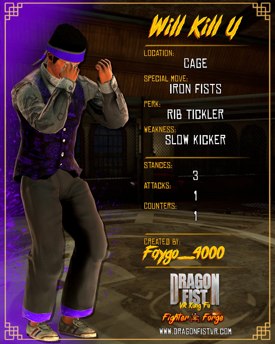 Will Kill U - Created By: Faygo_4000